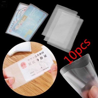Augustina ซองใส่บัตรเครดิต PVC แบบใส ป้องกันแม่เหล็ก