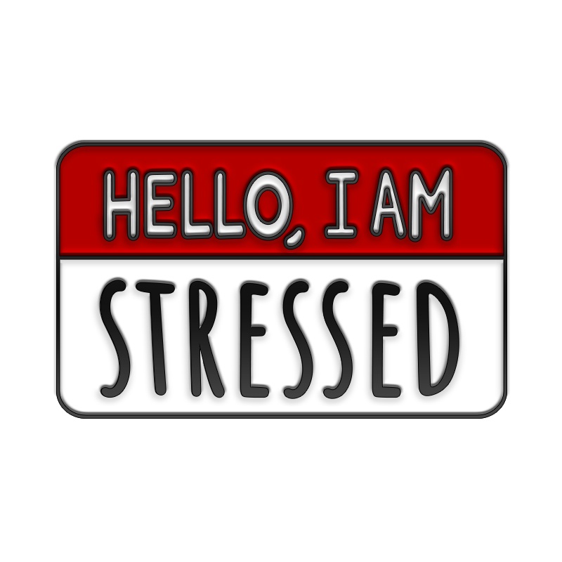 เข็มกลัดโลหะ ลายข้อความ Hello I'm Text 50 แบบ อุปกรณ์เสริม สําหรับติดตก ...
