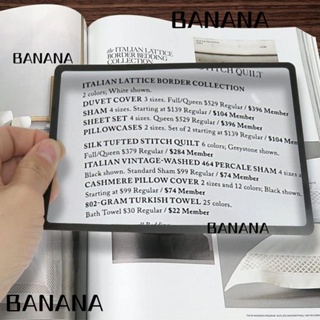 Banana1 แว่นขยายอ่านหนังสือ แบบพกพา น้ําหนักเบา อุปกรณ์เสริม สําหรับผู้สูงอายุ