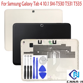ฝาครอบแบตเตอรี่ ด้านหลัง พร้อมเครื่องมือ แบบเปลี่ยน สําหรับ Samsung Galaxy Tab 4 10.1 SM-T530 T531 T535 1 ชิ้น