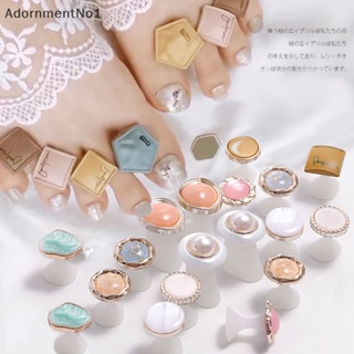 Adornmentno1 ซิลิโคนแยกนิ้วเท้า และนิ้วเท้า สไตล์บูติก 8 ชิ้น