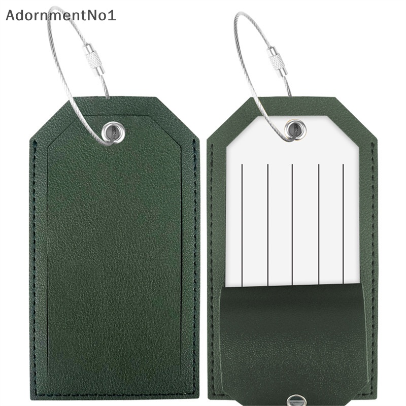 adornmentno1-ป้ายแท็กกระเป๋าเดินทาง-หนัง-pu-ห่วงเหล็ก-ป้ายแท็ก-id-แบบพกพา-อุปกรณ์เสริมบูติก