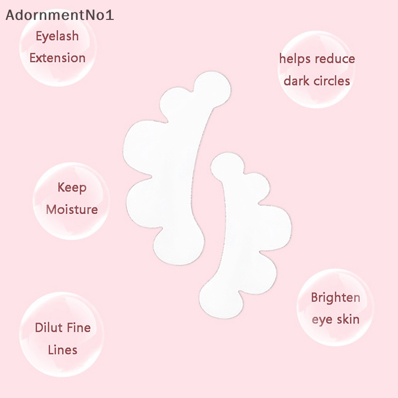 adornmentno1-แผ่นกระดาษรองใต้ตา-รูปเมฆ-อุปกรณ์เสริมบูติก-50-คู่