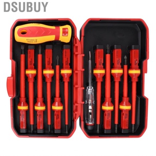 Dsubuy Premium Insulated Screwdrivers Set Professional Electricians Slotted