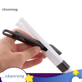 Chunrong แปรงทําความสะอาดร่องหน้าต่าง คีย์บอร์ด พร้อมที่ตักขยะ