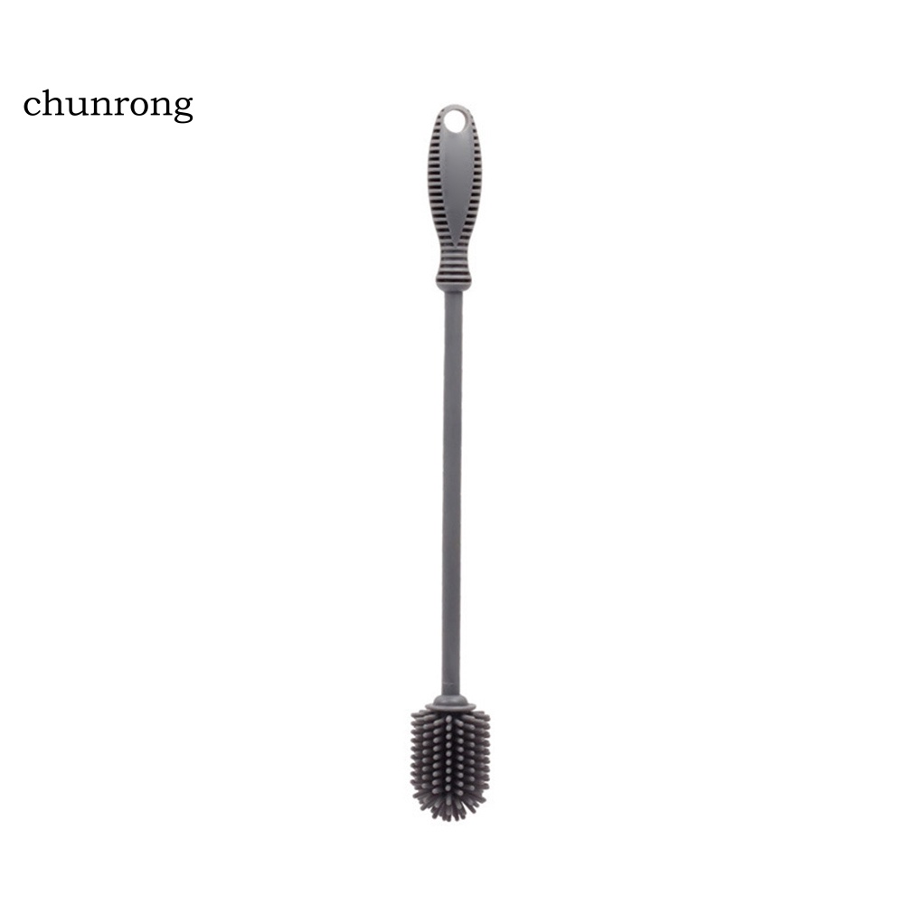 chunrong-แปรงซิลิโคน-ด้ามจับยาว-อเนกประสงค์-สําหรับทําความสะอาดขวดนมเด็กทารก