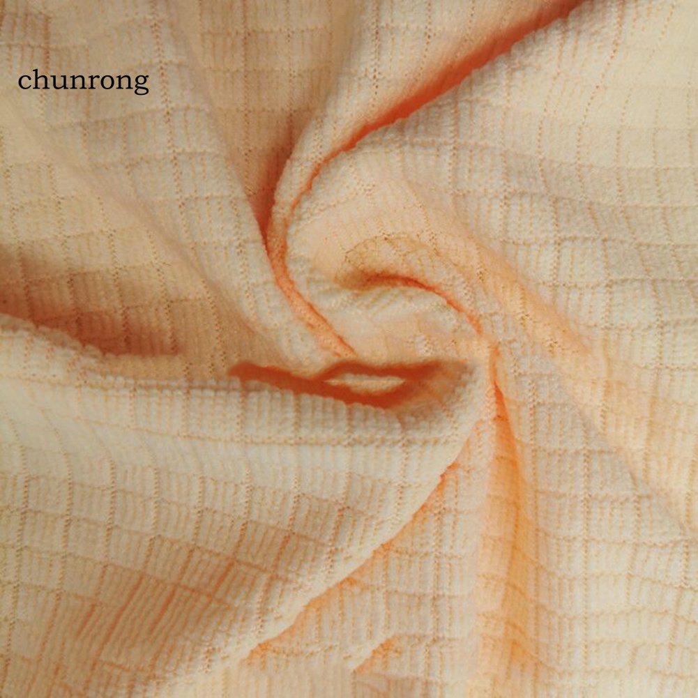 chunrong-ผ้าขนหนูไมโครไฟเบอร์-ดูดซับน้ําได้ดี-สําหรับทําความสะอาดจาน-4-ชิ้น