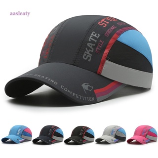 Aasleaty หมวกเบสบอล กันแดด พิมพ์ลาย แบบแห้งเร็ว ปรับได้ เหมาะกับฤดูร้อน สําหรับผู้ชาย และผู้หญิง