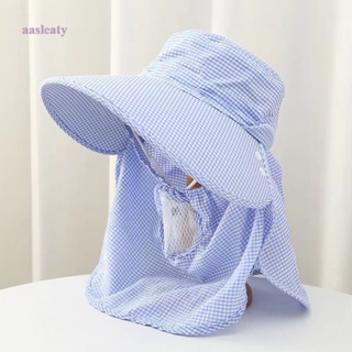 Aasleaty หมวกบังแดด ป้องกันรังสียูวี ระบายอากาศ แฟชั่นฤดูร้อน สําหรับผู้หญิง