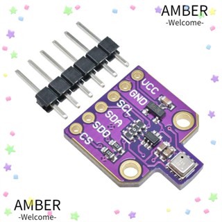 Amber บอร์ดบาโรเมตริก เซนเซอร์วัดอุณหภูมิความชื้น อุณหภูมิ 4 in 1 BME680 ทนทาน 2 ชิ้น
