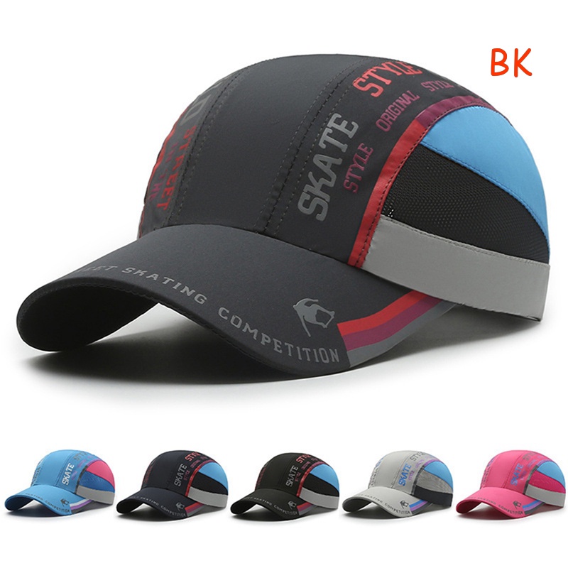 bk-หมวกเบสบอล-หมวกกีฬากลางแจ้ง-หมวกบังแดด-หมวกตาข่าย-ปรับได้-แบบแห้งเร็ว-พิมพ์ลาย-ฤดูร้อน-สําหรับผู้ชาย-ผู้หญิง
