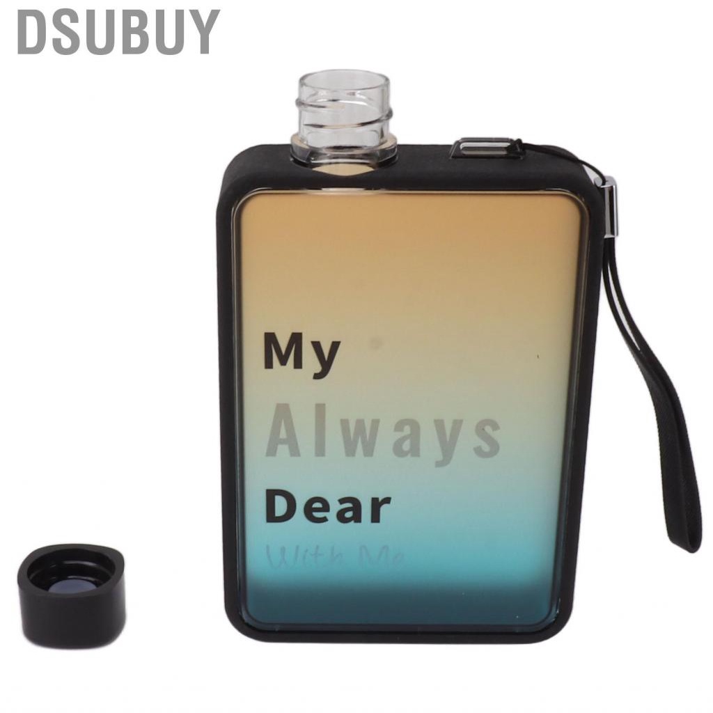 dsubuy-outdoor-flat-water-bottle-a5-380ml-for-camping-hiking-black