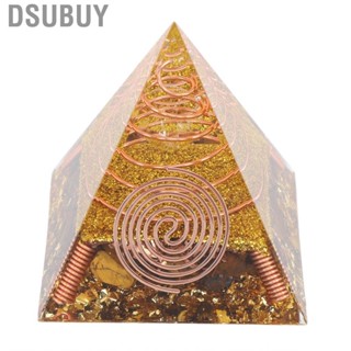 Dsubuy 6cm Positive Energy Pyramid Tabletop Ornament Generator For Stress