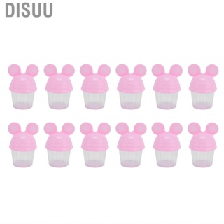 Disuu 12PCS Cute Candy Box Plastic Case Container for Wedding Party Favor Baby Shower Pink Holiday