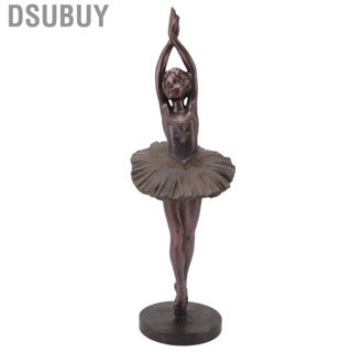Dsubuy Standing Ballerina Sculpture Elegant Resin Artistic Ornament