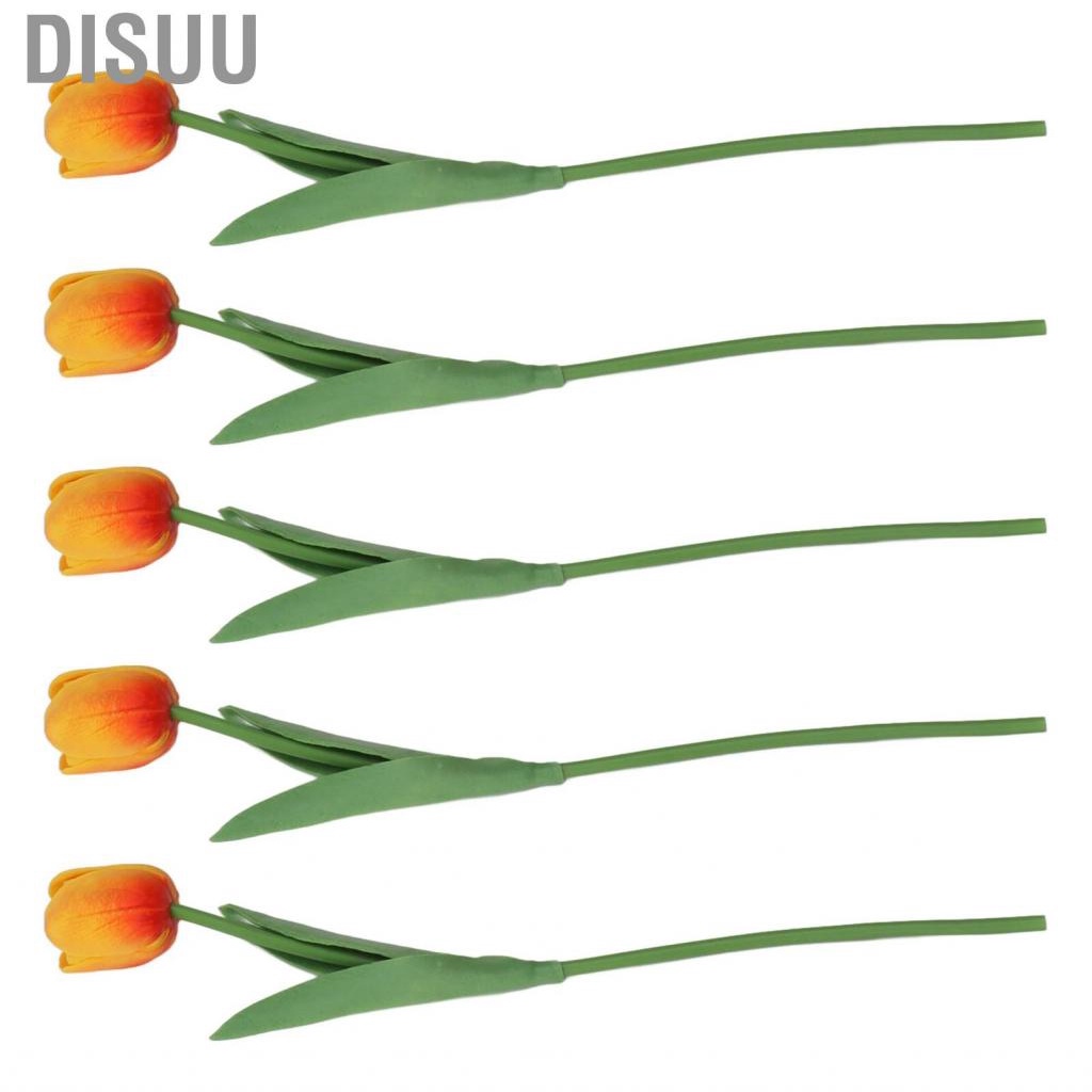 disuu-home-wedding-bouquet-artificial-tulips-real-touch-pu-flowers-orange