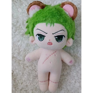 ชุดคอสเพลย์ วันพีช Roronoa Zoro Plushie ผ้าฝ้าย ขนาด 20 ซม.