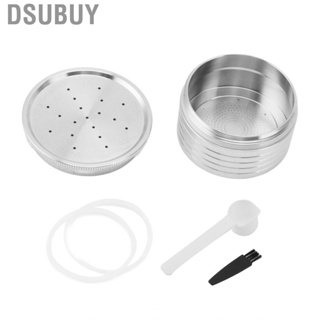 Dsubuy Reusable Coffee  Stainless Steel Refillable Pod for Machine Maker
