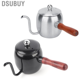 Dsubuy Gooseneck Coffee Kettle  Portable Stainless Steel Pour Over Drip  Pot with non-slip Handle 500mlGooseneck Spout Home Kitchen Making Tools