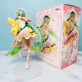 โมเดลฟิกเกอร์ PVC รูปกระต่าย Hatsune Miku เหมาะกับตกแต่งรถยนต์