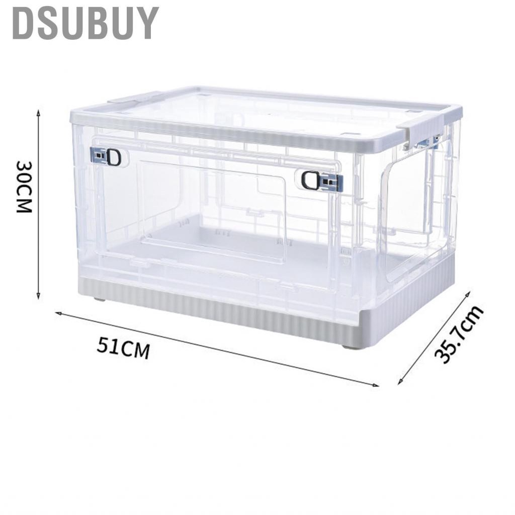 dsubuy-storage-box-side-doors-clear-large-container-with-wheel-for-home-office