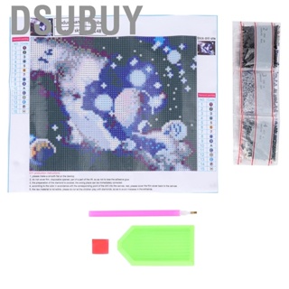 Dsubuy 5D DIY Diamond Painting by Number Kit Round Dril Beads Crystal Rhinestone Picture Supplies Arts Craft Wall  Decor  Starry Sky Full Drill Embroidery