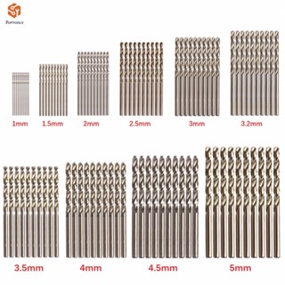 ชุดดอกสว่านโคบอลต์ HSS Co M35 คุณภาพสูง สําหรับเจาะสเตนเลส 10 ชิ้น