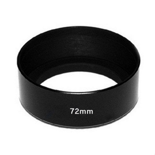 ฮูดเลนส์  Standard 72mm Metal Lens Hood Cover for 72mm Filter/Lens ช่วยป้องกันแสงสะท้อนหน้าเลนส์ หรือบังแสงที่
