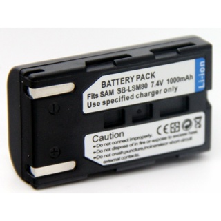 แบตกล้อง BAT SAMSUNG SB-LSM80 SB LSM80 7.4V 1000mAh Digital Camera Battery For SAMSUNG VP-DC165 VP-DC565 SC-D365 VP-D455