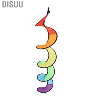 Disuu Wind Spinner Foldable Colorful Spiral Sculpture Hanging US