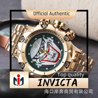 Invicta INVICTA พร้อมส่ง inv นาฬิกาข้อมือควอตซ์ สายเหล็ก หน้าปัดขนาดใหญ่ สําหรับผู้ชาย