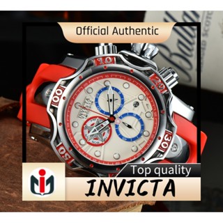 Invicta INVICTA ขายดี นาฬิกาข้อมือควอตซ์ 6 เข็ม ขนาดใหญ่ สําหรับผู้ชาย