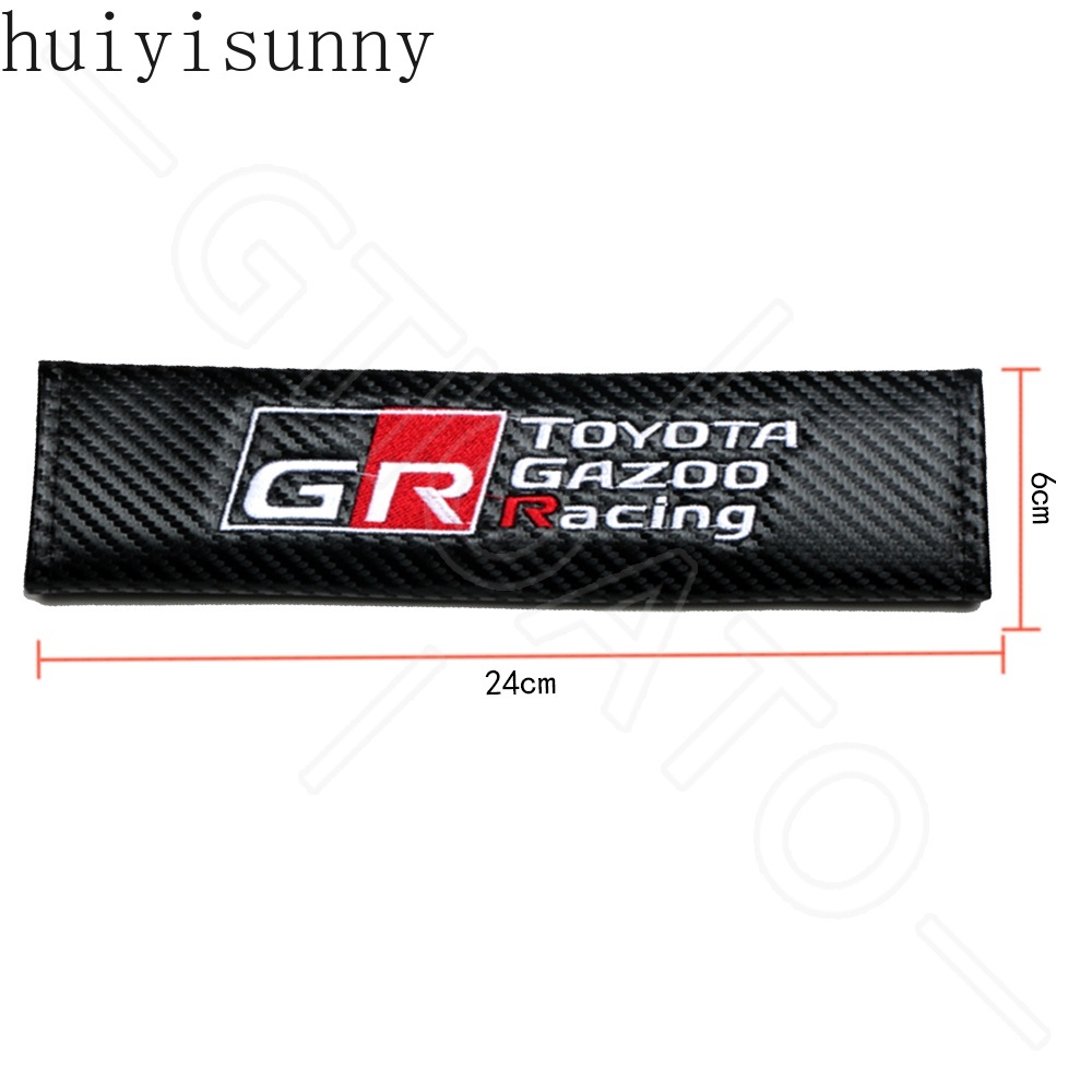 huiyisunny-ปลอกหุ้มสายเข็มขัดนิรภัย-คาร์บอนไฟเบอร์-สําหรับ-toyota-gr