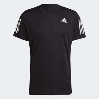 adidas วิ่ง เสื้อยืด Own the Run ผู้ชาย สีดำ H58591