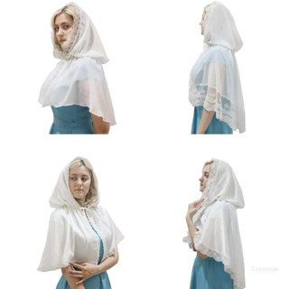 ผ้าคลุมไหล่สั้น ผ้าลูกไม้ สไตล์เจ้าหญิง สําหรับธีม 1800s