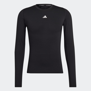 adidas เทรนนิง เสื้อยืดเทรนนิงแขนยาว Techfit ผู้ชาย สีดำ HK2336