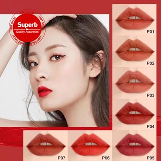 P.two.p ลิปสติกเหลว เนื้อแมตต์ กันน้ํา ให้ความชุ่มชื้น ติดทนนาน 10 สี Z7C7
