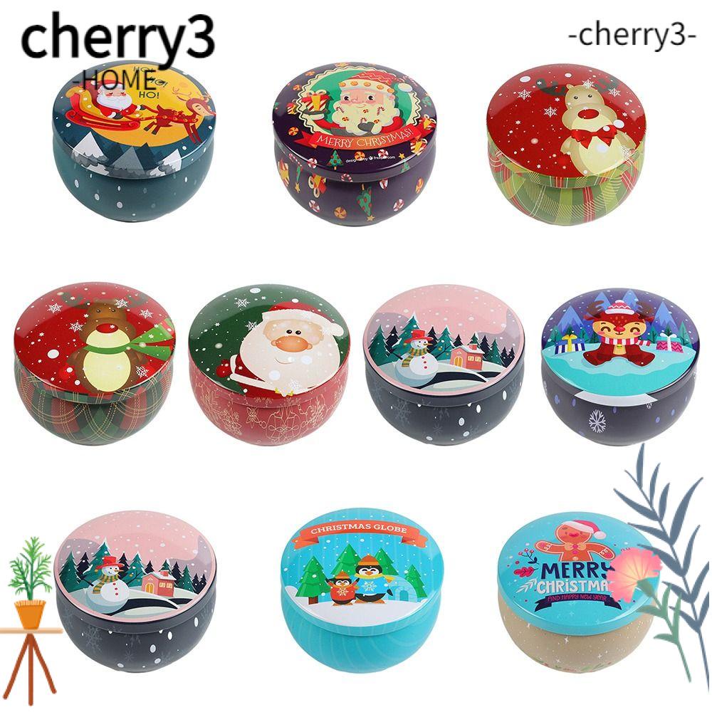 cherry3-กล่องห่อของขวัญ-กล่องขนมช็อคโกแลต-คุกกี้-ทรงกลม-ขนาดเล็ก-diy