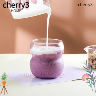 Cherry3 แก้วกาแฟใส ความจุขนาดใหญ่ ทนความร้อน คุณภาพสูง