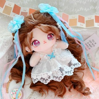 ตุ๊กตามนุษย์ผมคลื่น สีน้ําตาล ขนาด 20 ซม. สําหรับเป็นของขวัญคริสต์มาส
