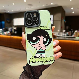 The Powerpuff Girls Pattern เคสไอโฟน11 แบบสี่เหลี่ยม เคส IP14promax เคสซิลิโคน iPhone13 กันกระแทก เคสiPhone11 12Promax 7 8 plus ล่าสุด เคสไอโฟน 13promax เคส compatible for iPhone 14 13 12 11 Pro max xr xsmax se2020 se2023 case for iPhone14promax 11 13 14