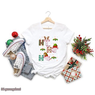 เสื้อยืด พิมพ์ลาย Axolotl Christmas สไตล์ฮาราจูกุ แฟชั่นฤดูร้อน สําหรับผู้หญิง 2023