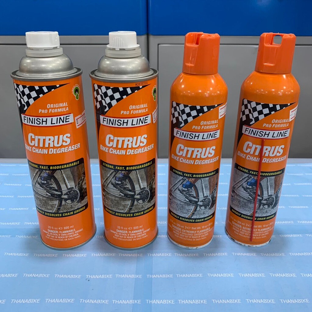 Finishline Citrus bike chain degreaser กลิ่นส้ม น้ำยาทำความสะอาดชุด