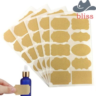 Bliss สติกเกอร์ฉลาก กันน้ํา สําหรับติดขวดน้ําหอม โลชั่น น้ํามันหอมระเหย DIY