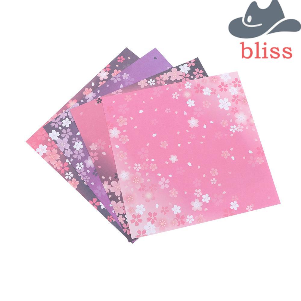 bliss-กระดาษพับ-สองด้าน-ลายซากุระ-แฮนด์เมด-diy-สําหรับเด็ก-60-ชิ้น