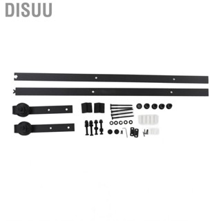 Disuu Smooth Quiet Barn Door Track Heavy Duty Sturdy Sliding Hardware Kit