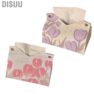 Disuu 1pc Leather Tissue Box Car Home Living Room Decoration Bedroom Kitchen Desktop Nordic Large Storage Napkin Holder