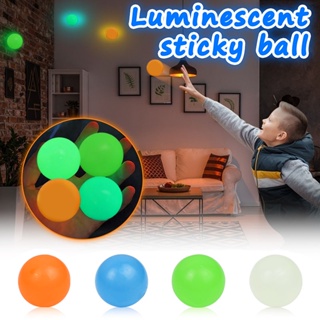ลูกบอลเรืองแสงในที่มืด ขนาด 4.5 ซม. ของเล่นคลายเครียด สําหรับตกแต่งบ้าน ปาร์ตี้