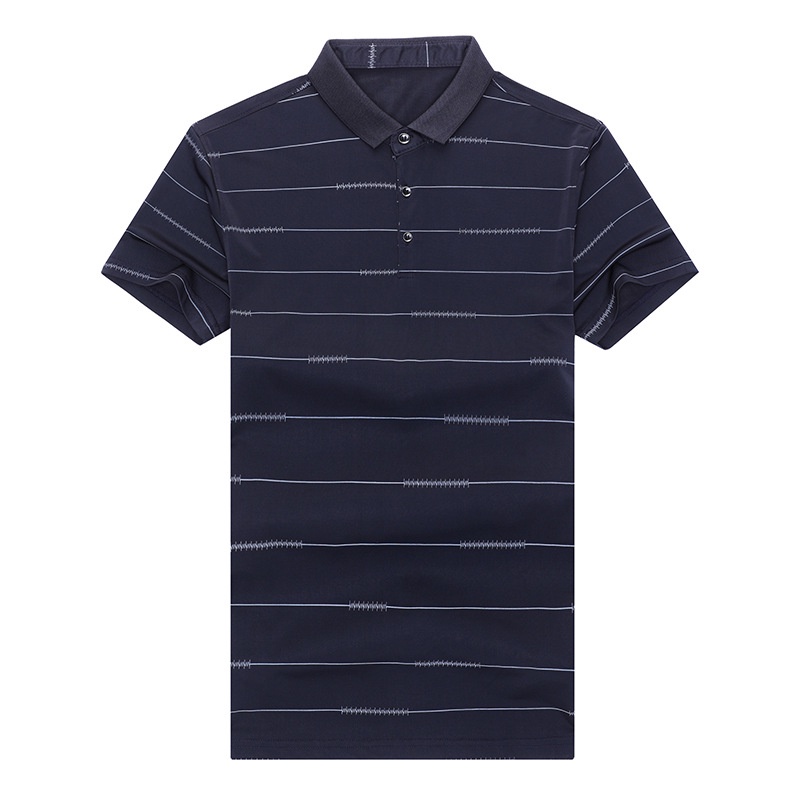 spot-high-quality-striped-polo-shirts-for-mens-middle-aged-dads-wear-short-sleeved-t-shirts-ice-silk-lapel-tops-tee-loose-summer-clothes-paul-shirts-business-and-leisure-mens-wear