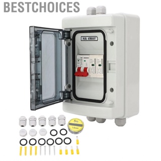 Bestchoices Circuit Breaker MCB Isolation Switch Protection  Distribution Box DC 500V Disconnect